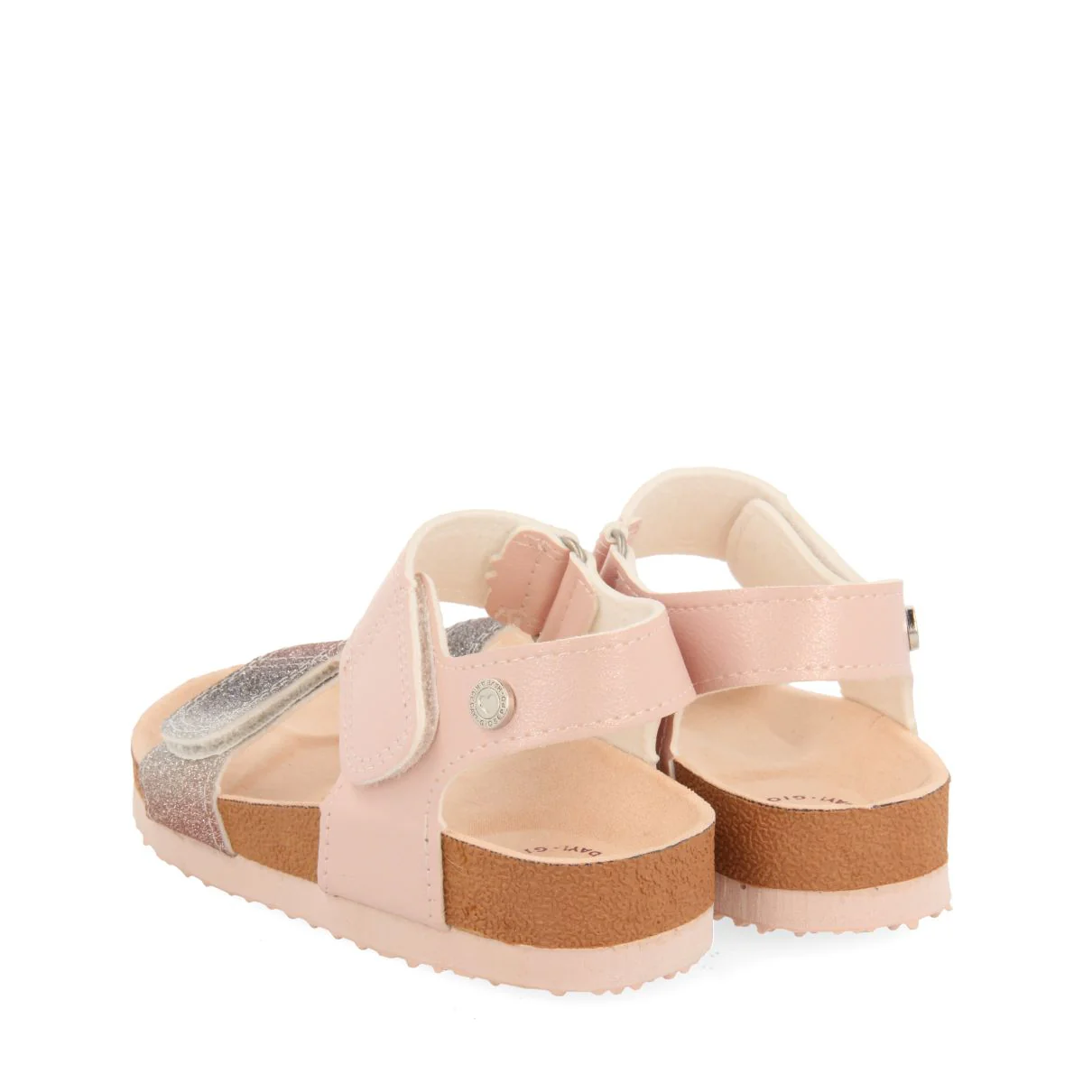 PINK BIO SOLE FLIP-FLOPS WITH GLITTER FOR GIRL AND BOY DUFUR - Image 3