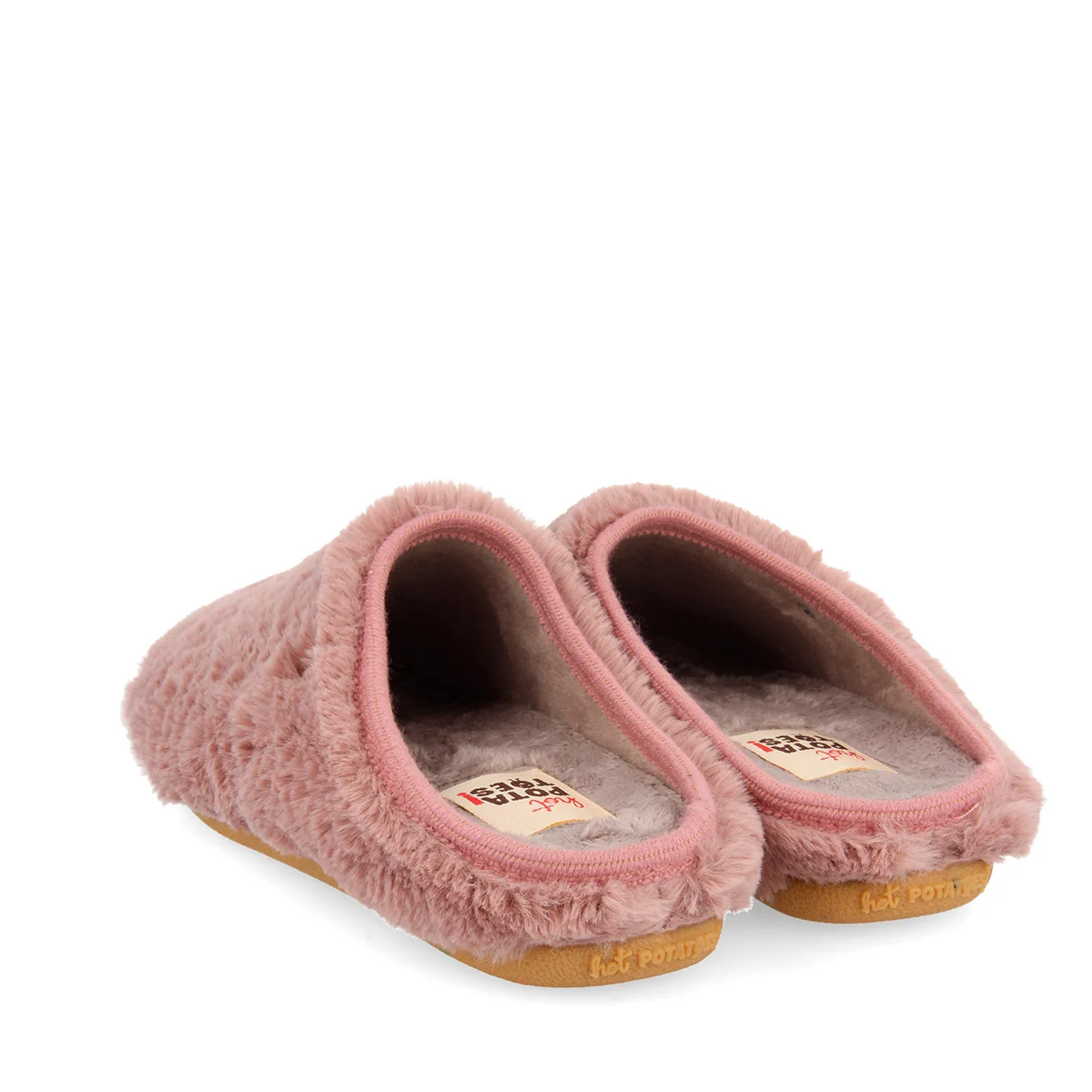 Pink furry Hot Potatoes slippers KEMEROVO - Image 4