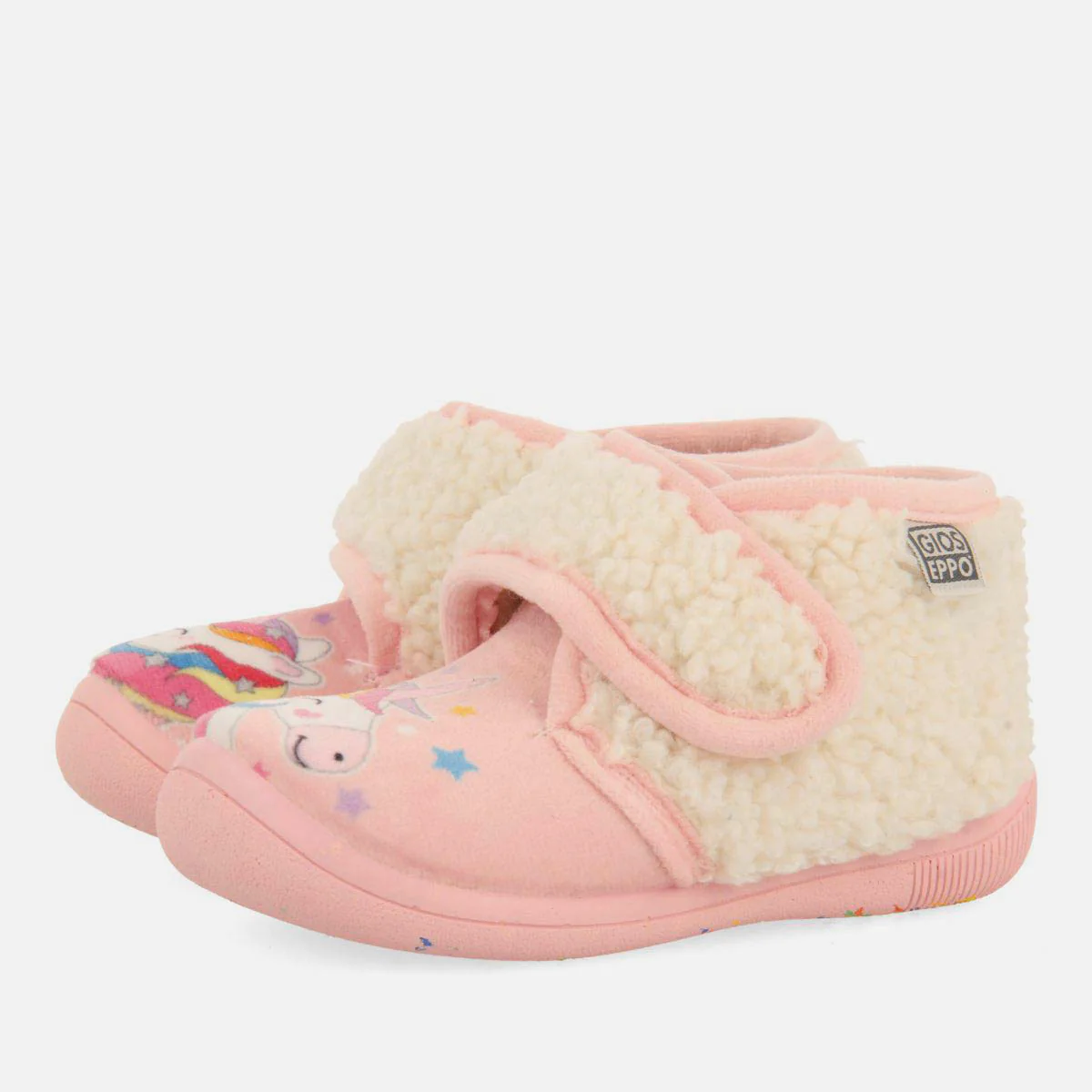 PINK HOUSE SLIPPERS WITH FANCY FUR SALTRUP - Image 2