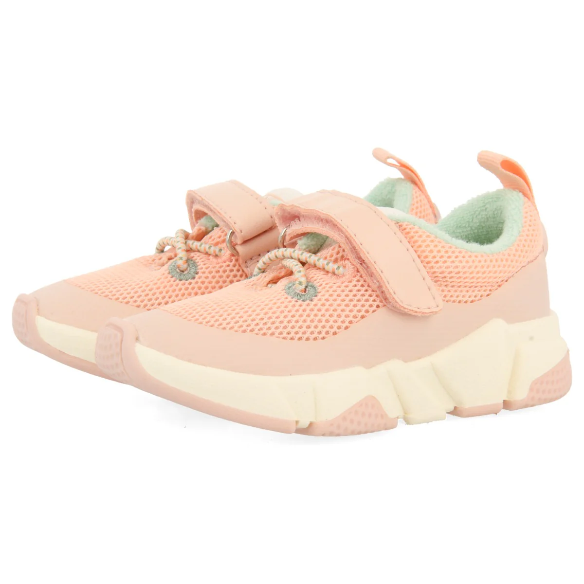 PINK SNEAKERS WITH COLORFUL ACCENTS FOR BABY YULEE - Image 2