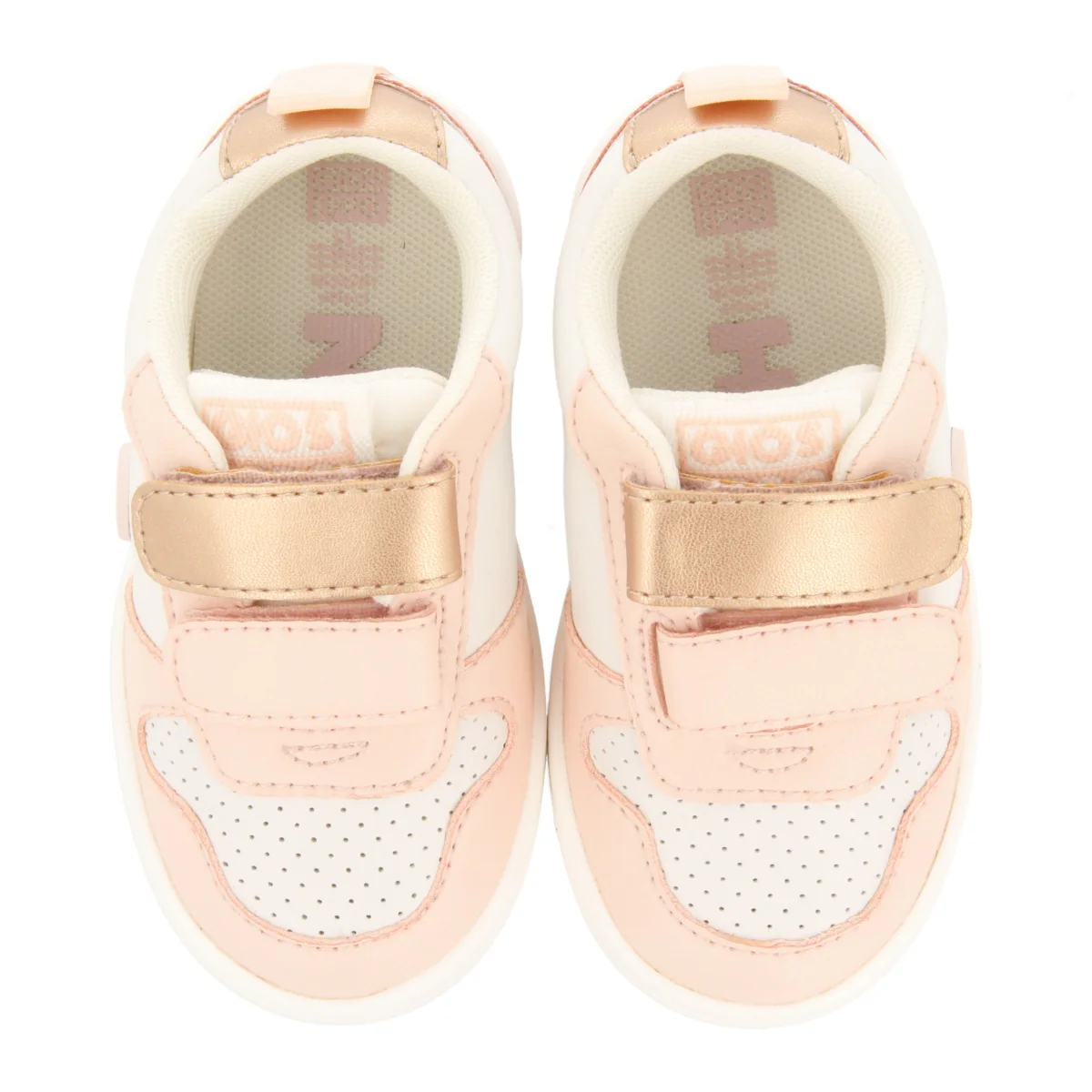 PINK SNEAKERS WITH GLITTER AND METALLIC DETAILS FOR BABY RIDDLE - Image 4