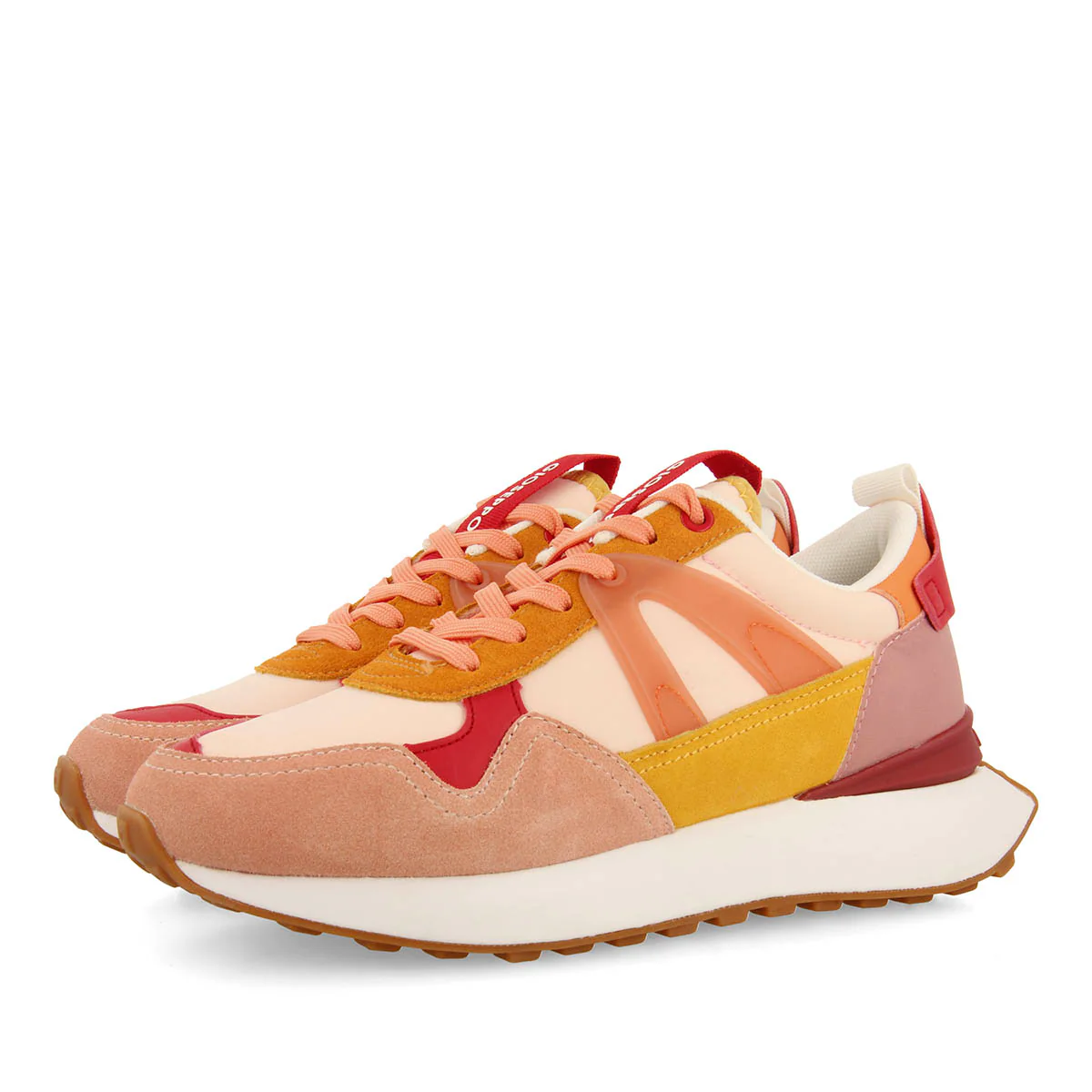PINK SNEAKERS WITH MULTICOLOR DETAILS FOR WOMEN ADAIR - Image 2