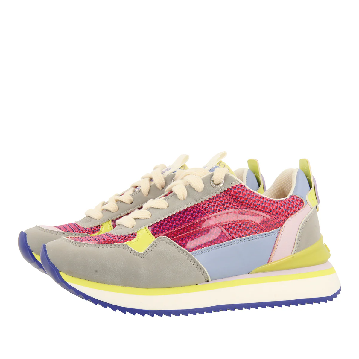 PINK SNEAKERS WITH TEXTURE AND COLOR CONTRAST FOR GIRLS AND BOYS POWAY - Image 3