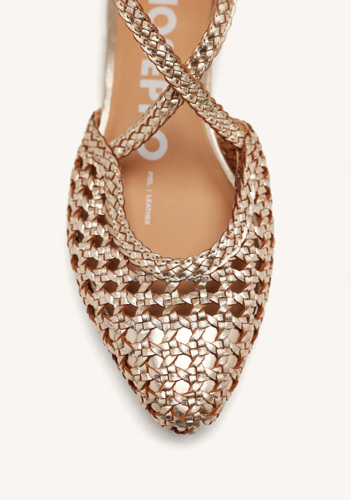 BRAIDED LEATHER BALLET FLATS LESKOVIC - Image 3