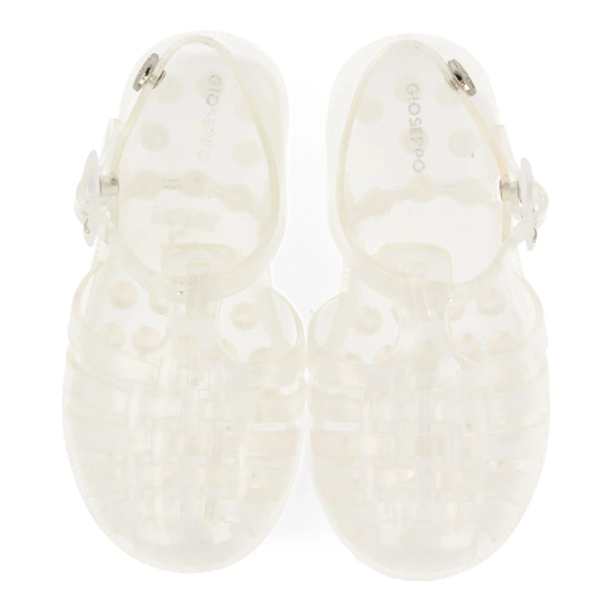 Pompeu girls clear retro strappy sandals - Image 3