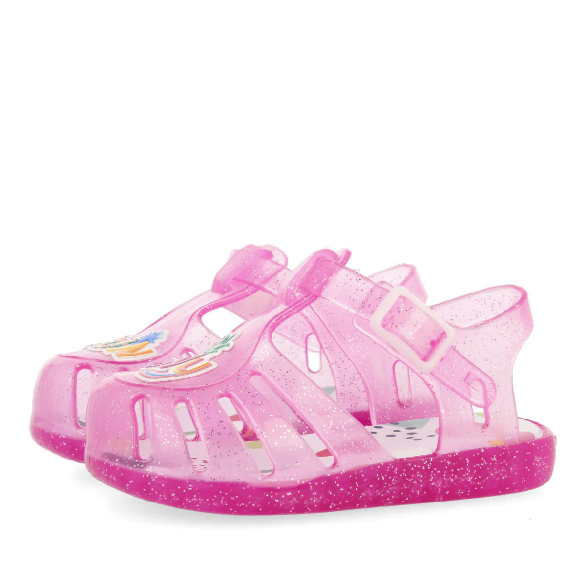 Prehy babies fuchsia sunny jelly sandals - Image 2