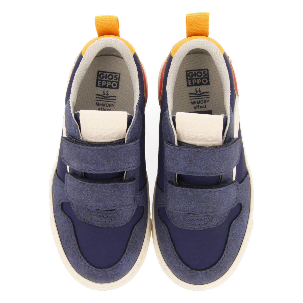 Presque children's navy blue retro sneakers with adjustable fastenings - Image 4