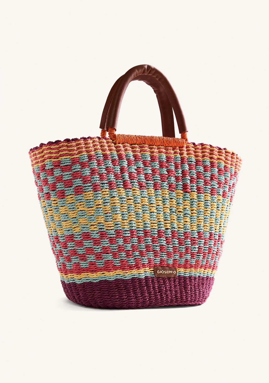 PRINTED STRAW BAG PANGANI - Image 2