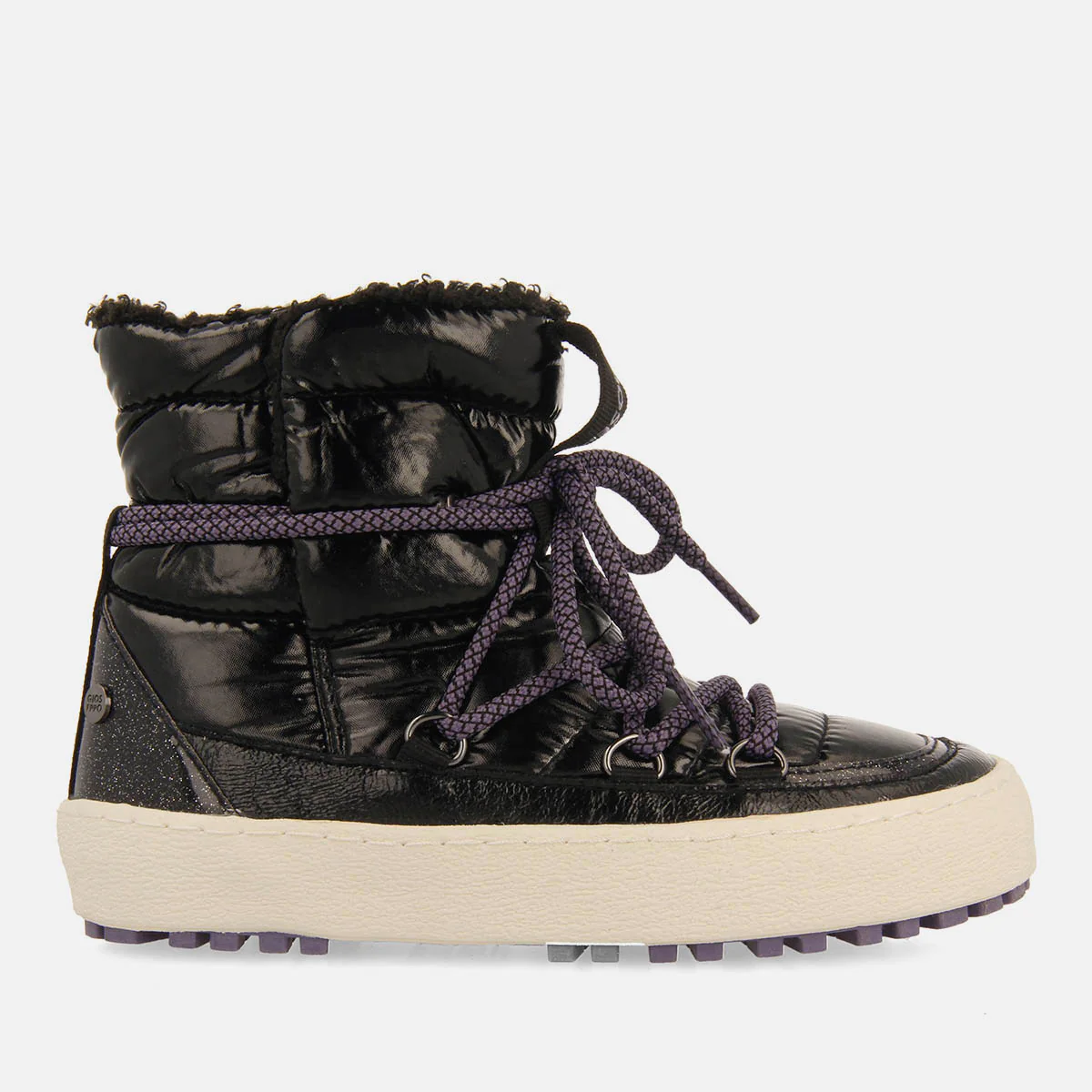 QUILTED METALLIC CHATHAM APRES-SKI STYLE BOOTS