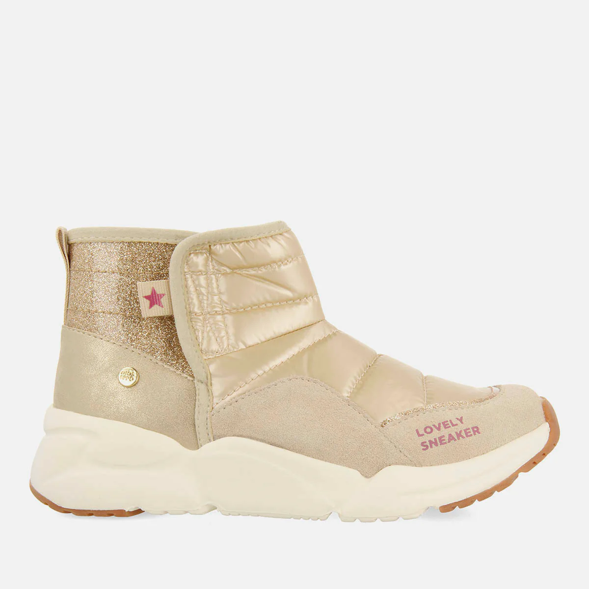 QUILTED METALLIC UDBY BOOTS