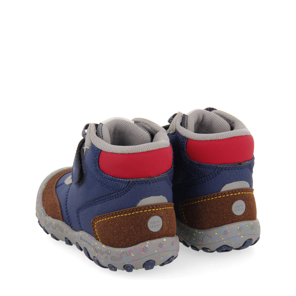 Radmer children's navy blue hiking boot-style sneakers - Image 4