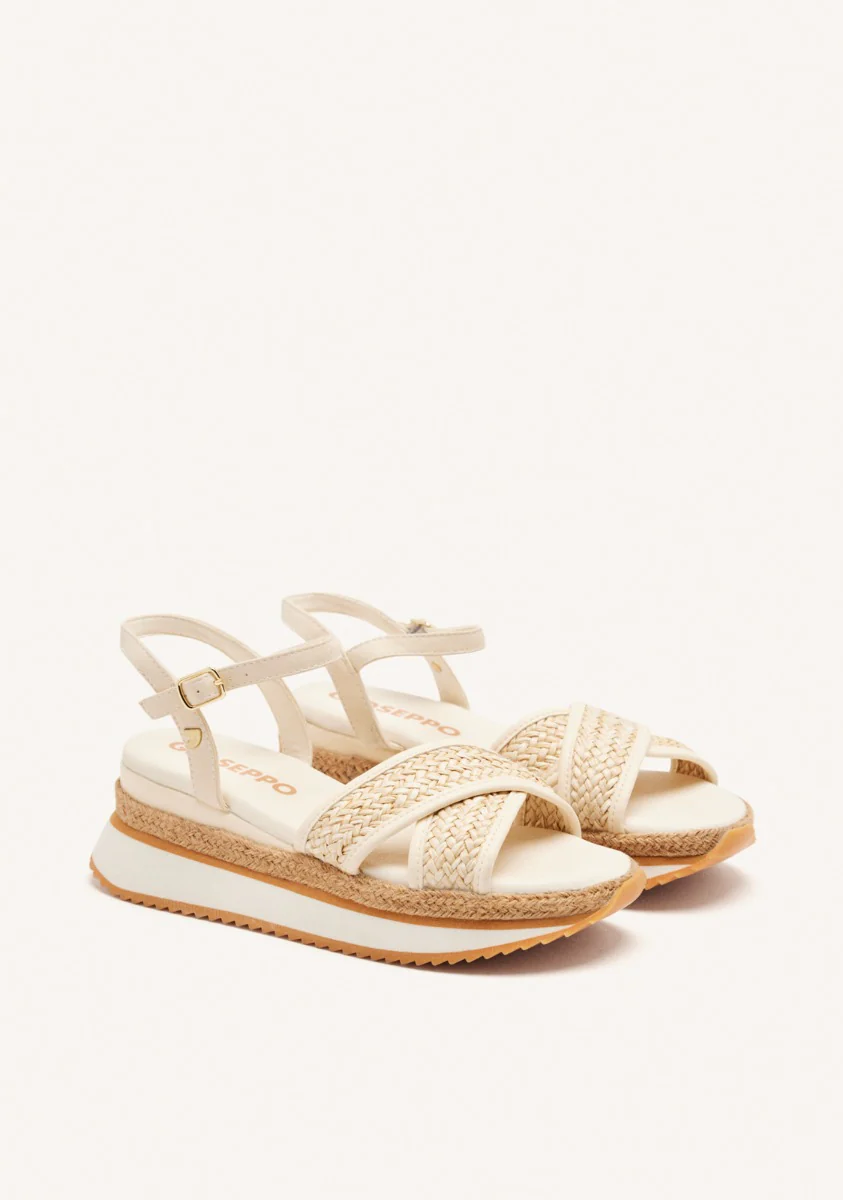 RAFFIA PLATFORM SANDALS BOSCAWEN - Image 2