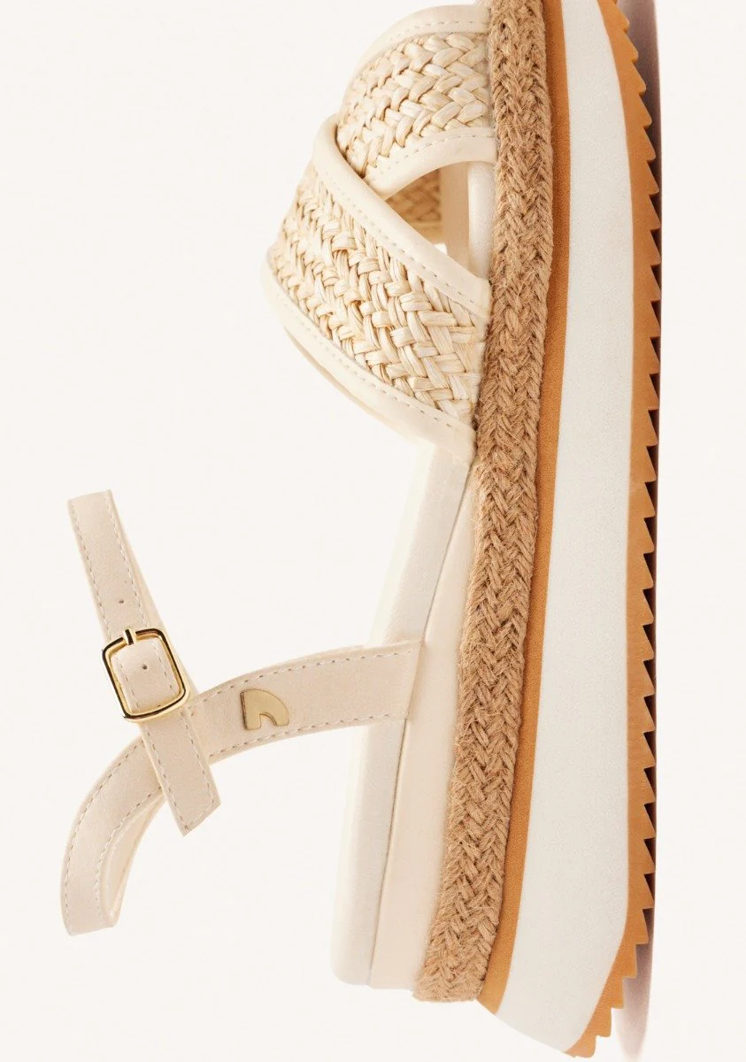 RAFFIA PLATFORM SANDALS BOSCAWEN - Image 3