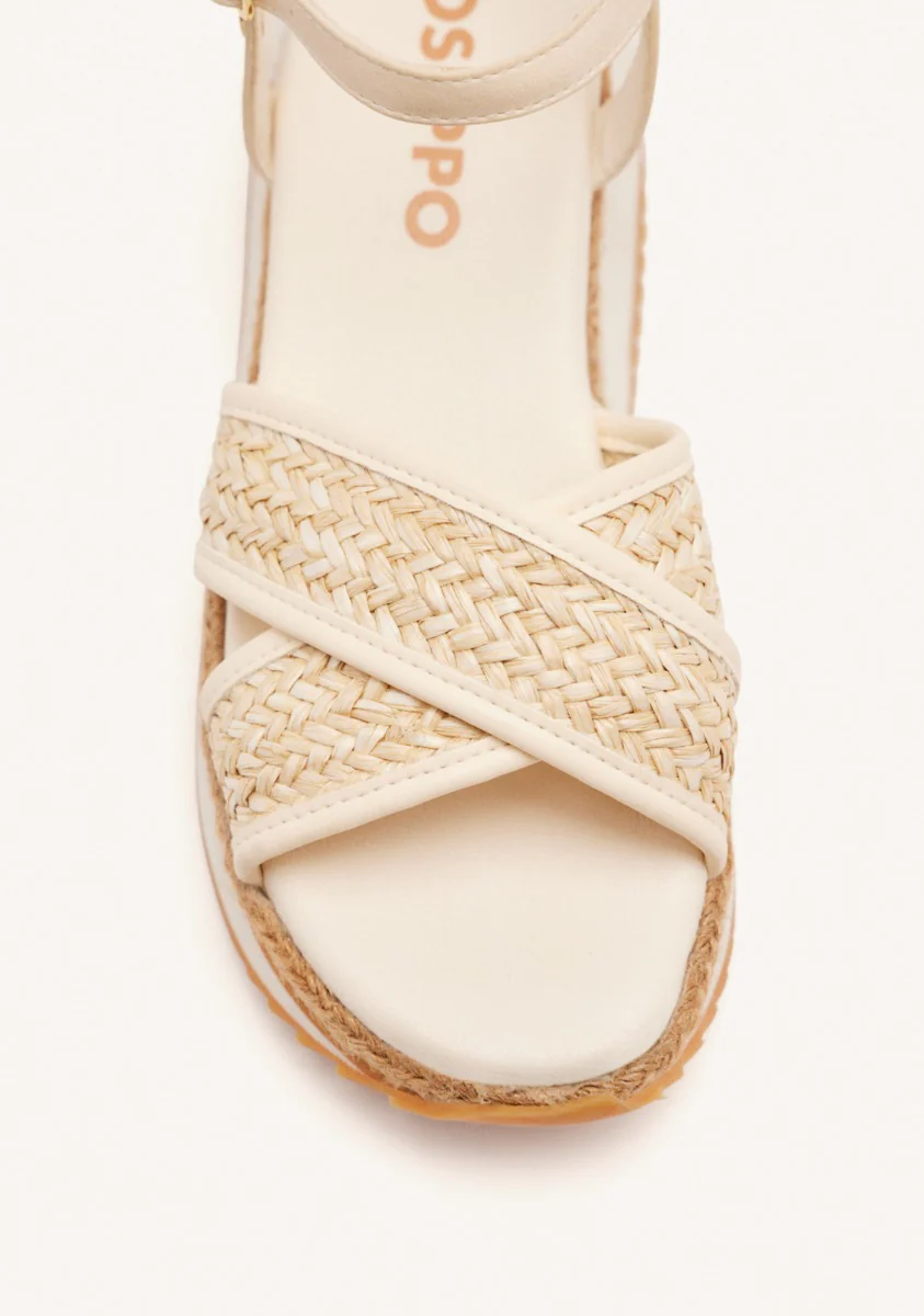 RAFFIA PLATFORM SANDALS BOSCAWEN - Image 4