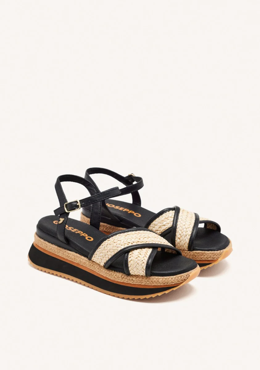 RAFFIA PLATFORM SANDALS BOSCAWEN - Image 2