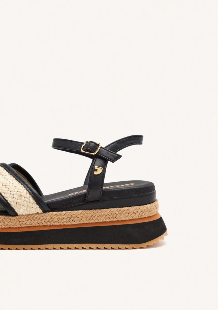 RAFFIA PLATFORM SANDALS BOSCAWEN - Image 4