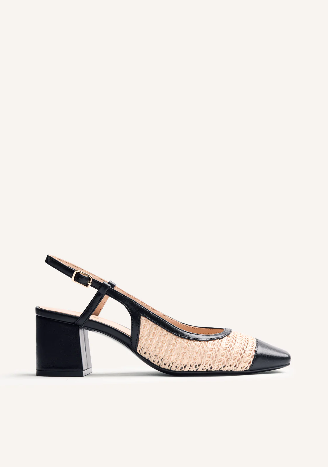 RAFFIA SLINGBACK HEELED SHOES MUNKEDAL