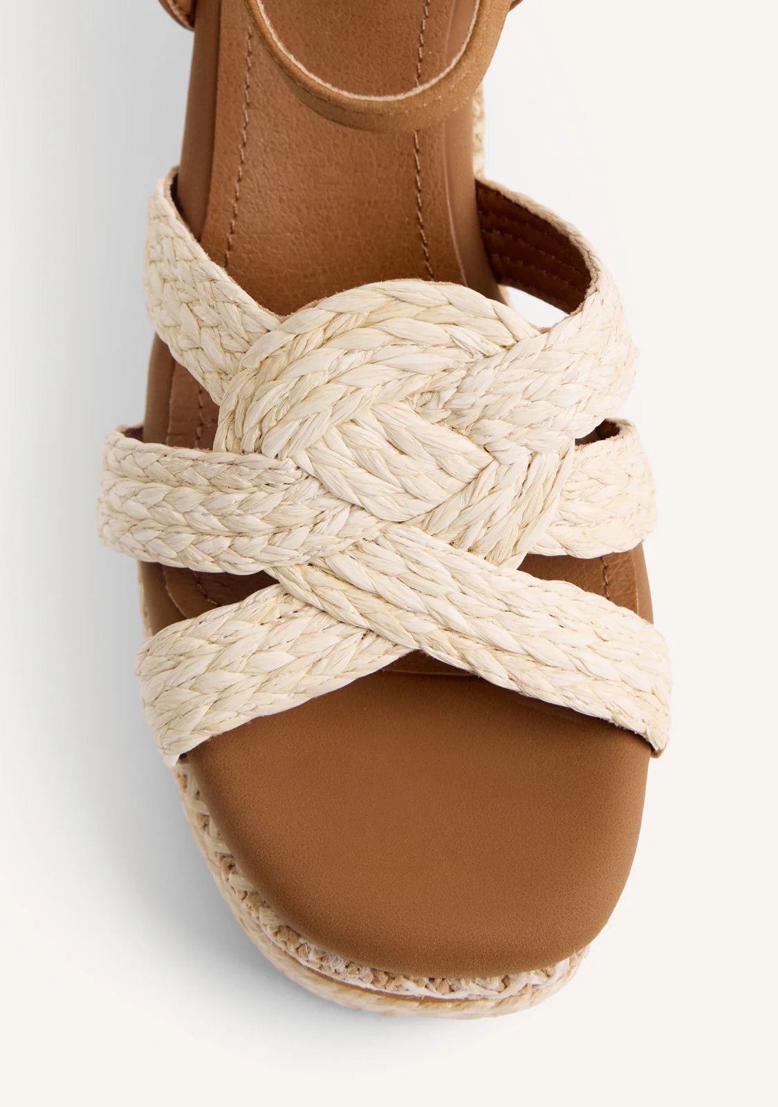 RAFFIA WEDGE SANDALS KARATINA - Image 3