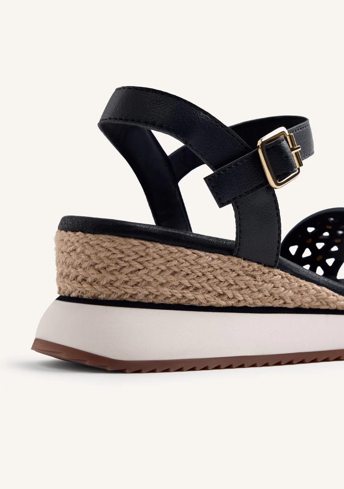 RAFFIA WEDGE SANDALS WETE - Image 4