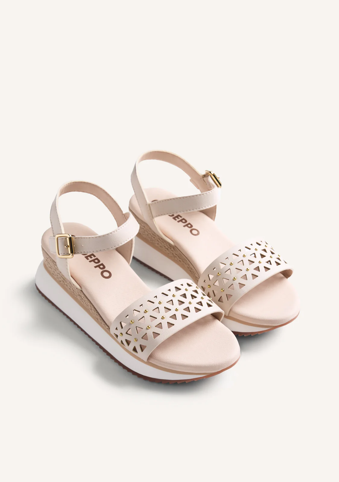 RAFFIA WEDGE SANDALS WETE - Image 2