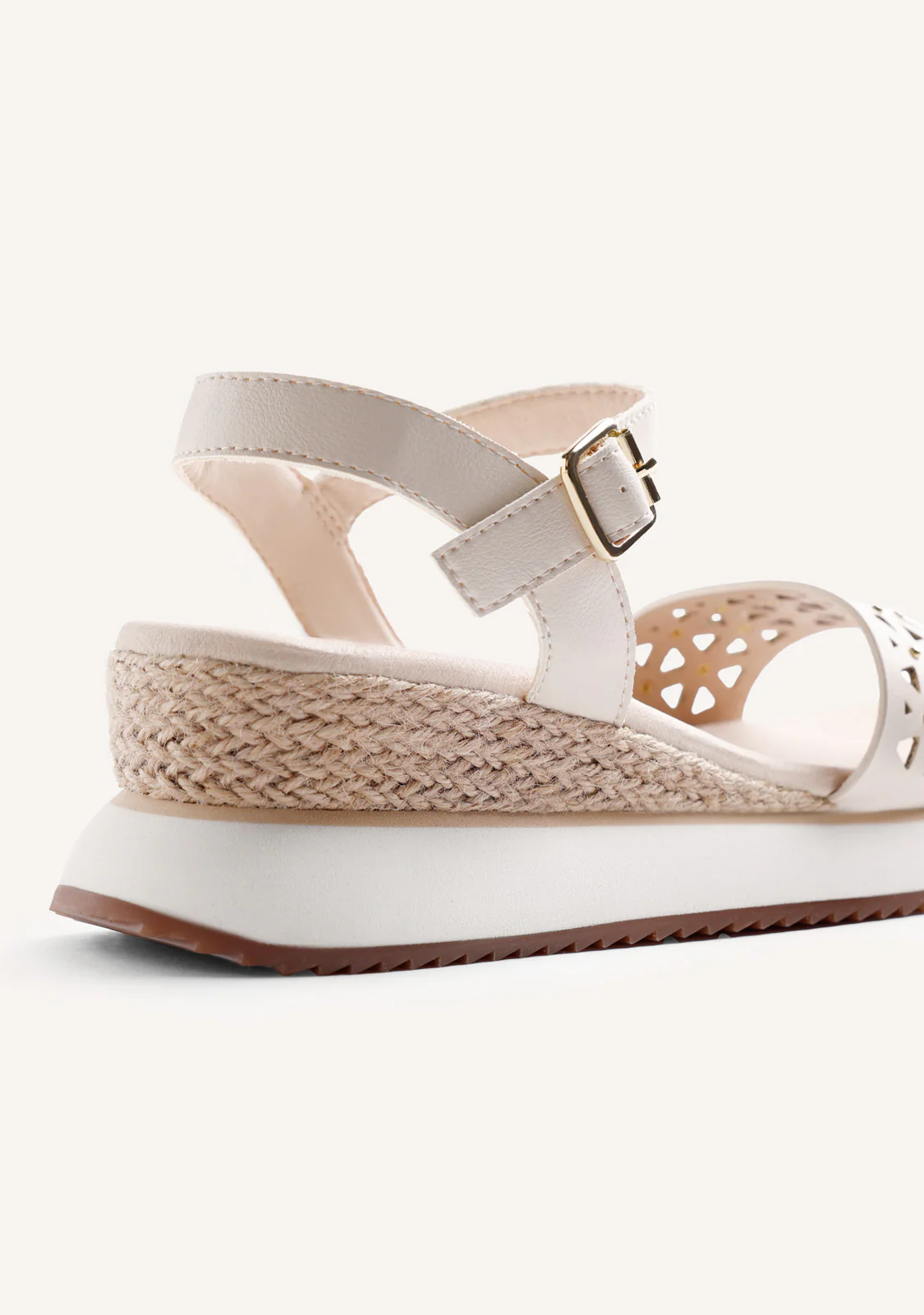 RAFFIA WEDGE SANDALS WETE - Image 4