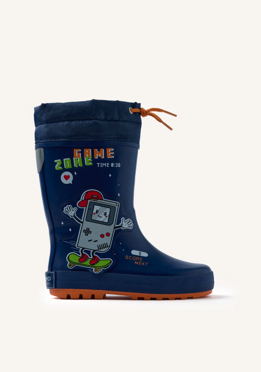 RAIN BOOTS DRAWING ALANSON