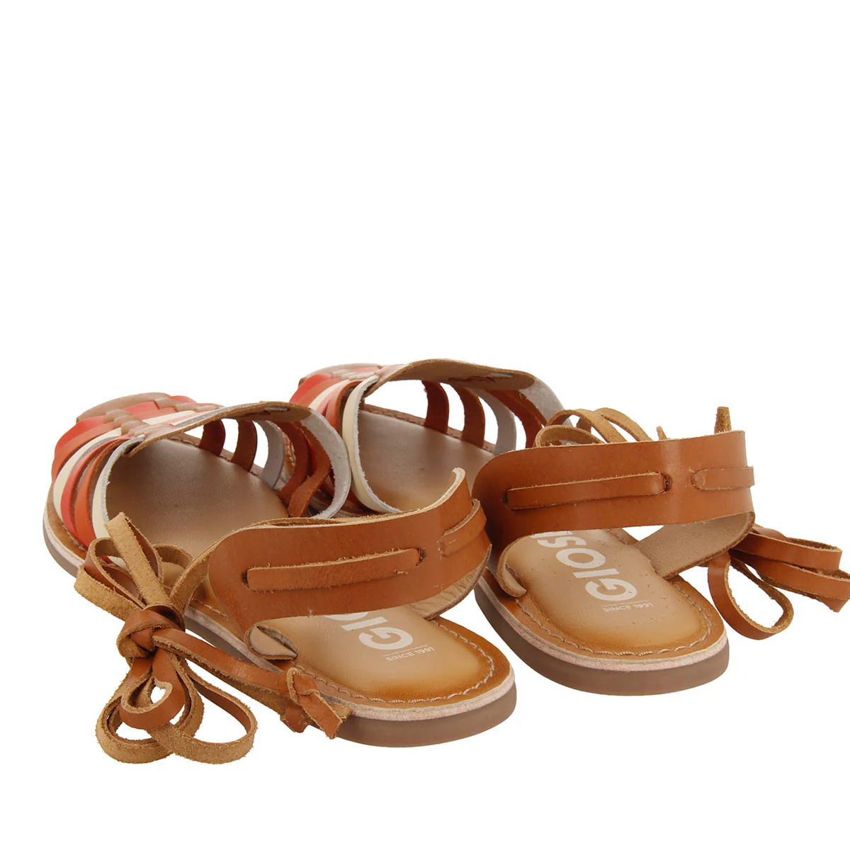Ransart women's multicoloured multi-strap roman sandals with laces - Image 4