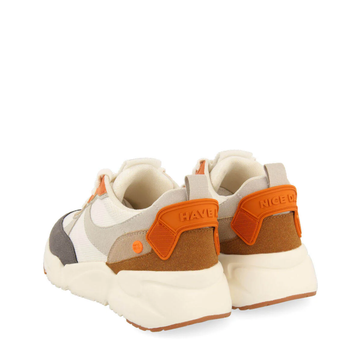 Resende boys off white sneakers with high soles - Image 4