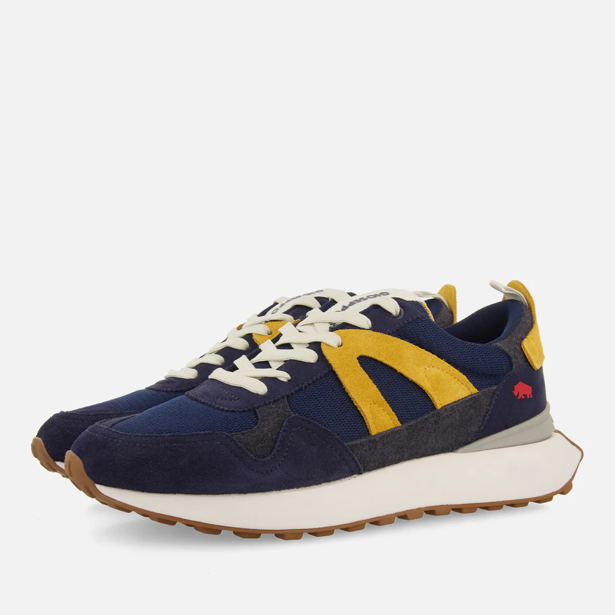 RETRO STYLE LEATHER SNEAKERS MAGOCS - Image 2