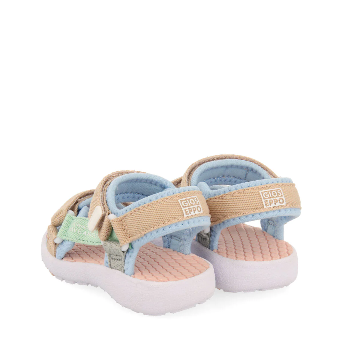 Rochedo babies turquoise sports sandals with multicoloured ties - Image 4