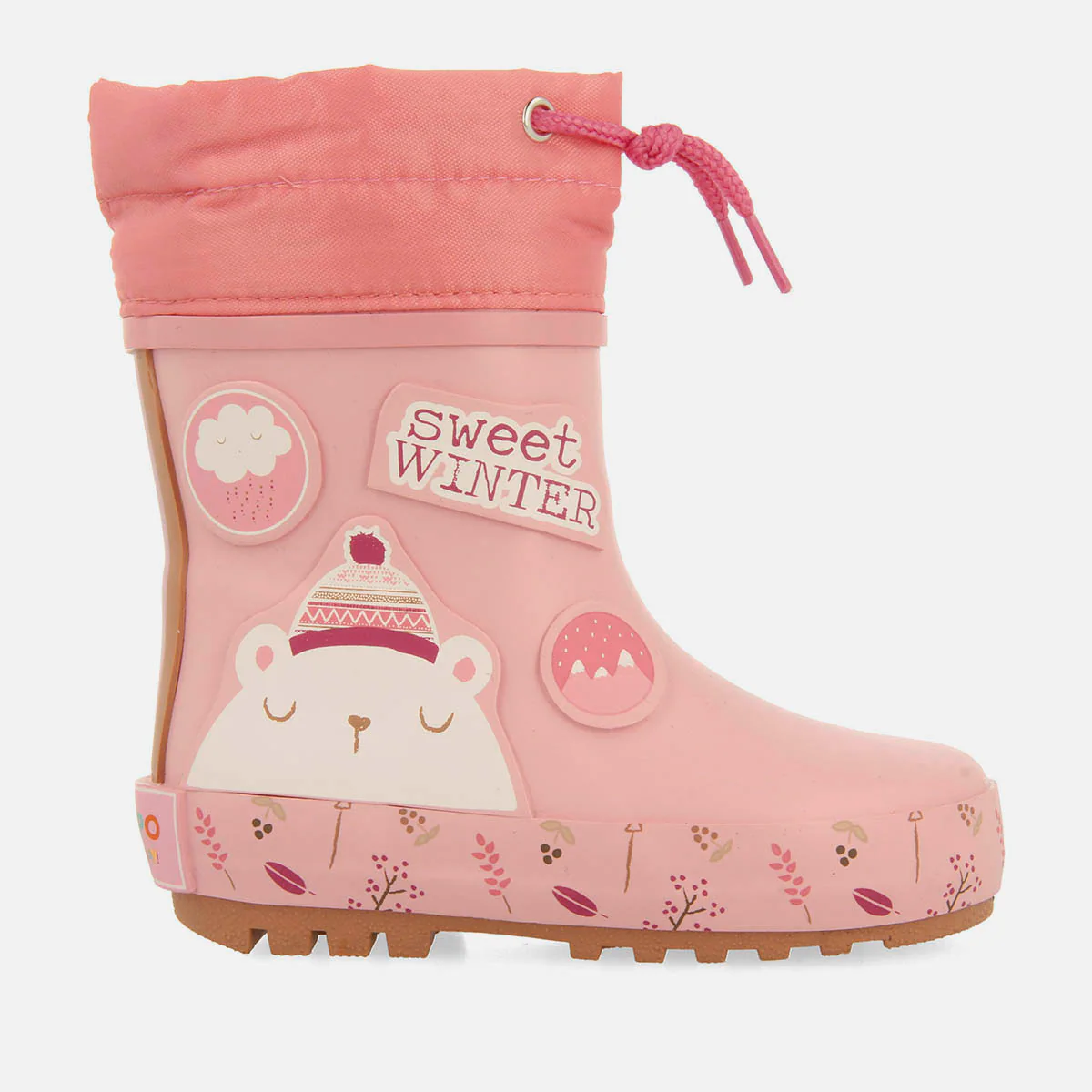 RUBBER BOOTS WITH EMOD PATCHES