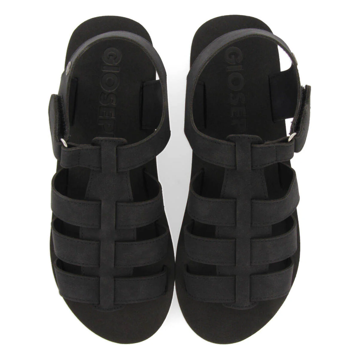 Ruch women's black multi-strap sandals with eva soles - Image 3