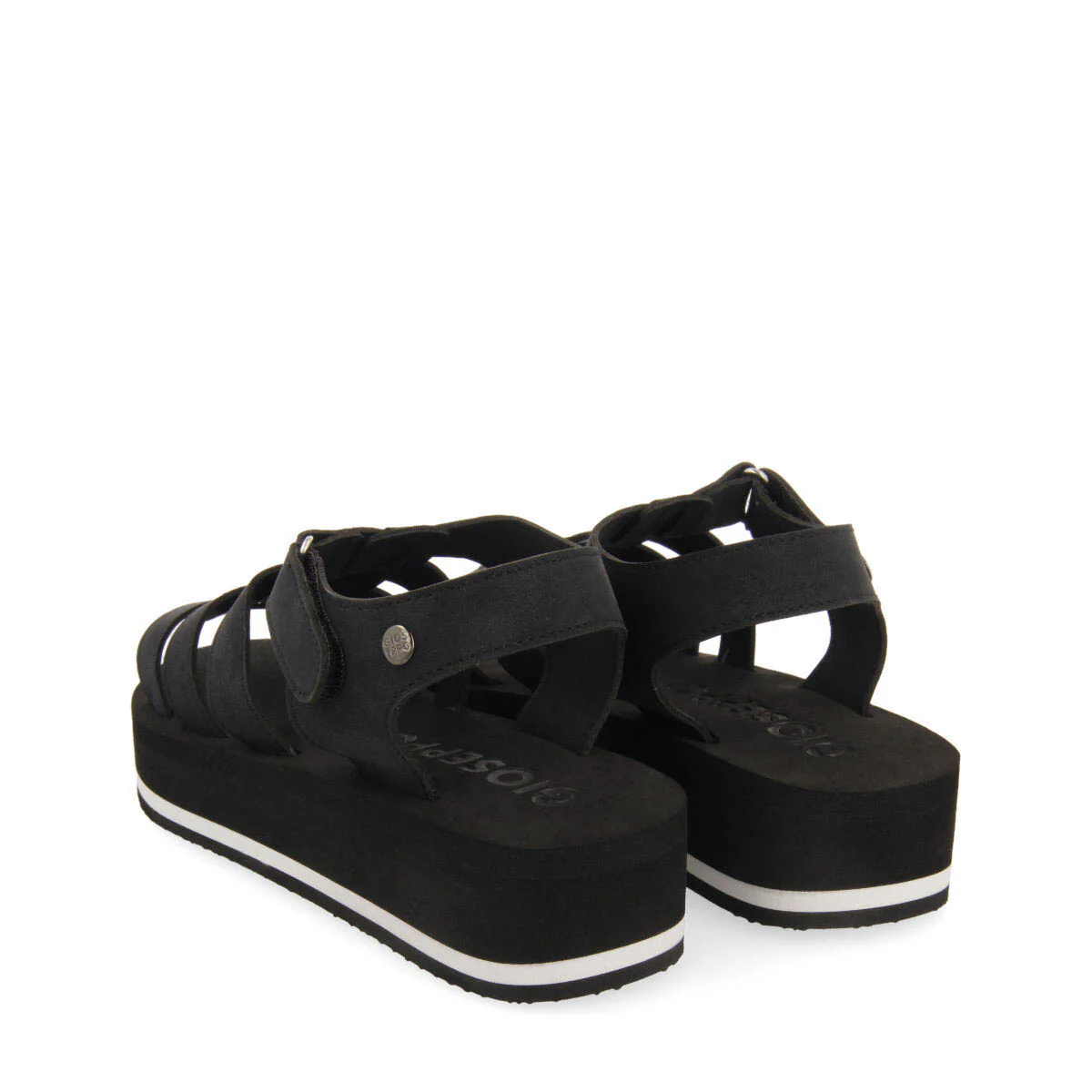 Ruch women's black multi-strap sandals with eva soles - Image 4