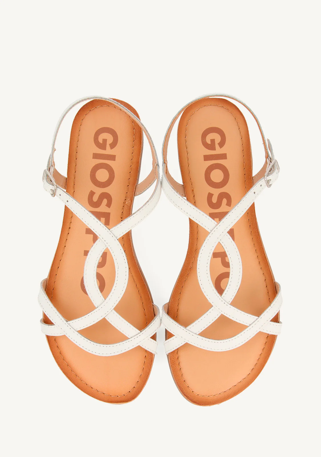 SHINY LEATHER SANDALS NAVASSA - Image 4