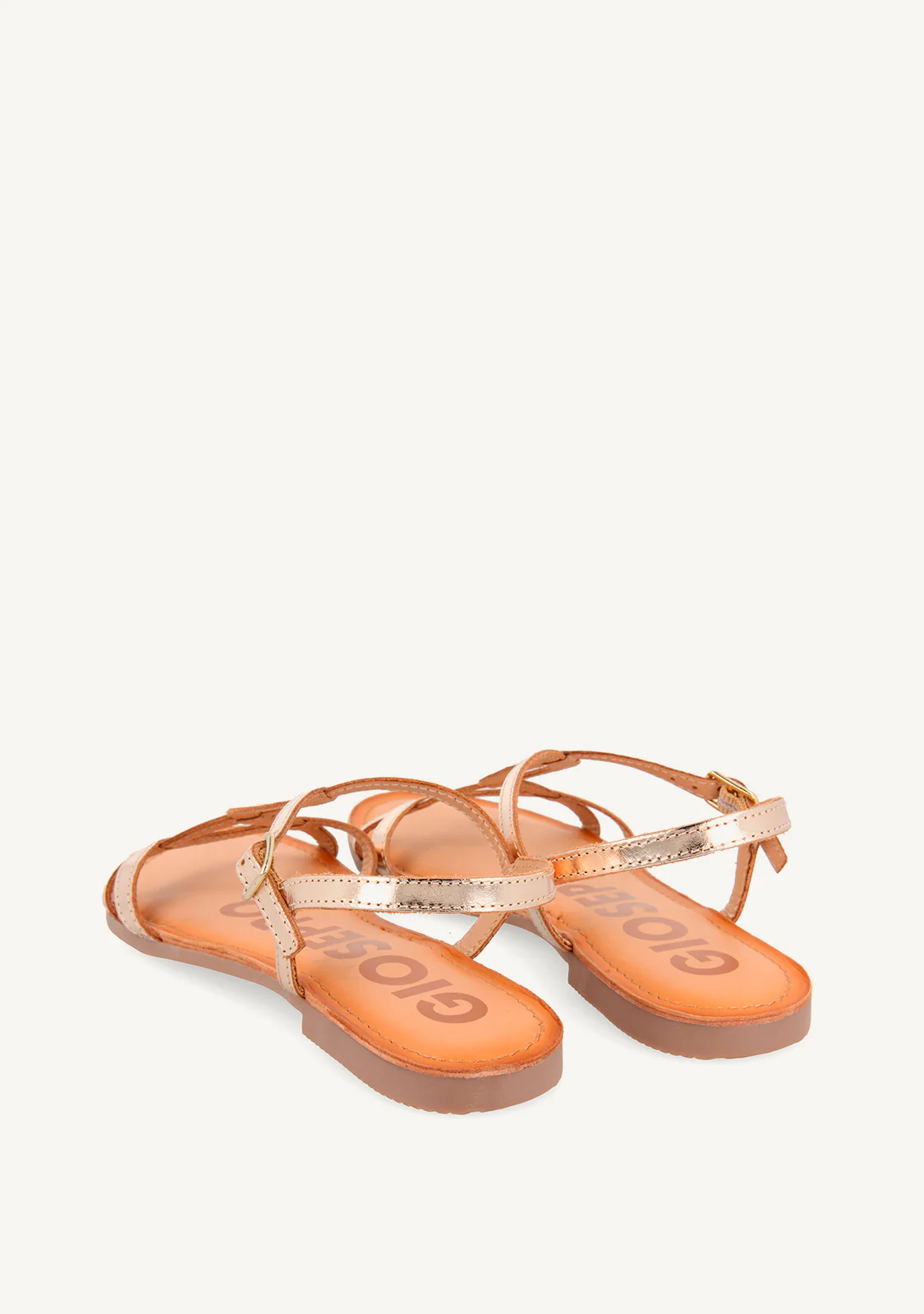 SHINY LEATHER SANDALS NAVASSA - Image 3