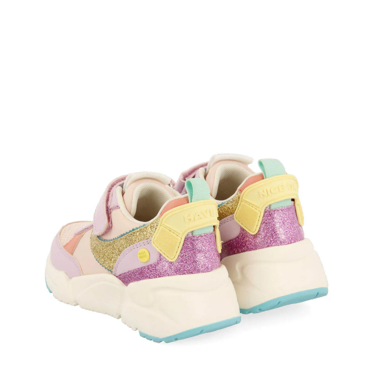Sautens children's lilac sneakers with pastel colours - Image 4