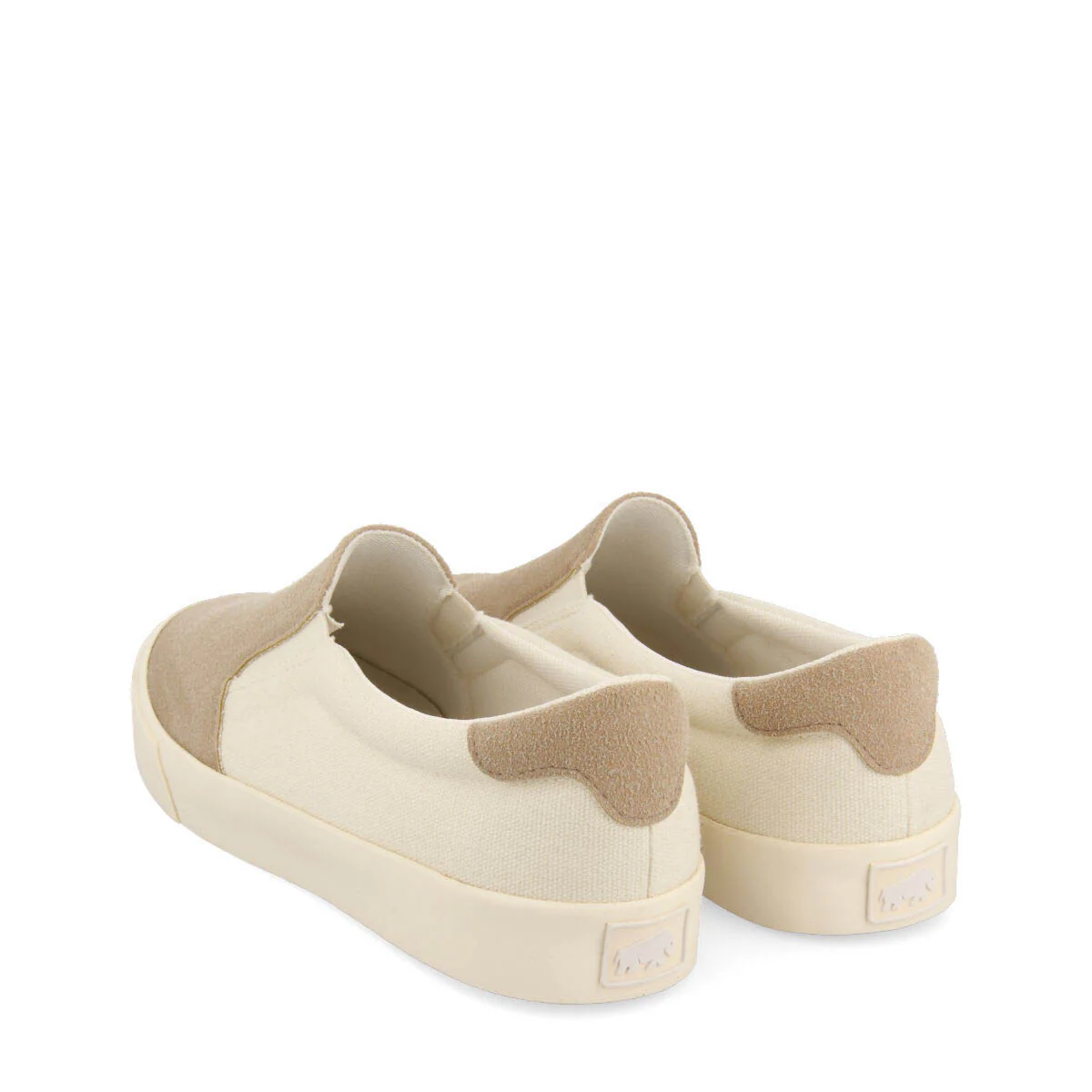 Seibo men's beige slip-on sneakers - Image 3