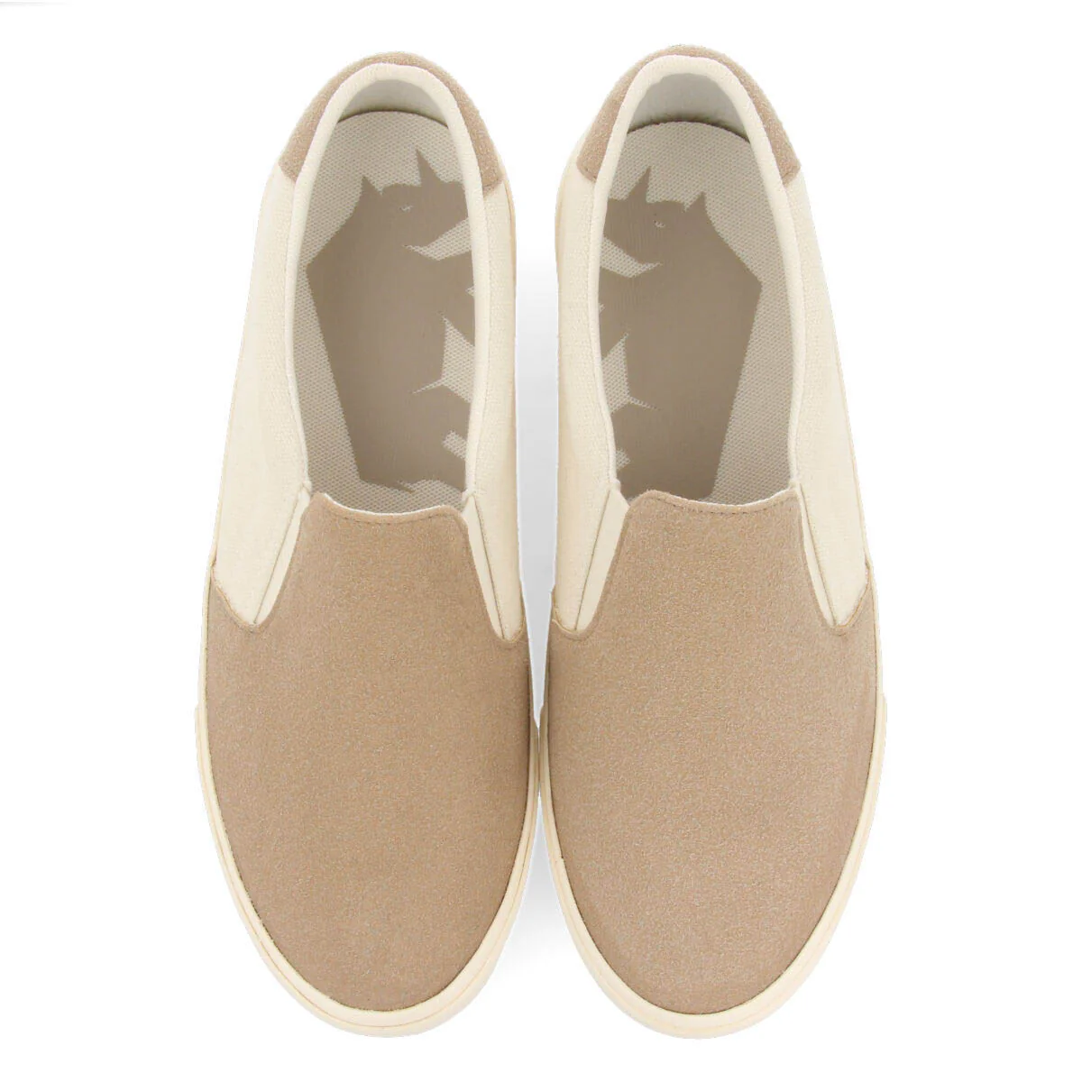 Seibo men's beige slip-on sneakers - Image 4