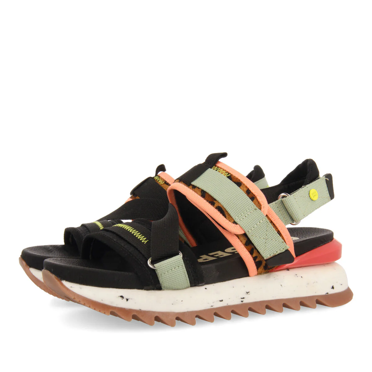 Semarang women's sporty leopard-print sandals - Image 2