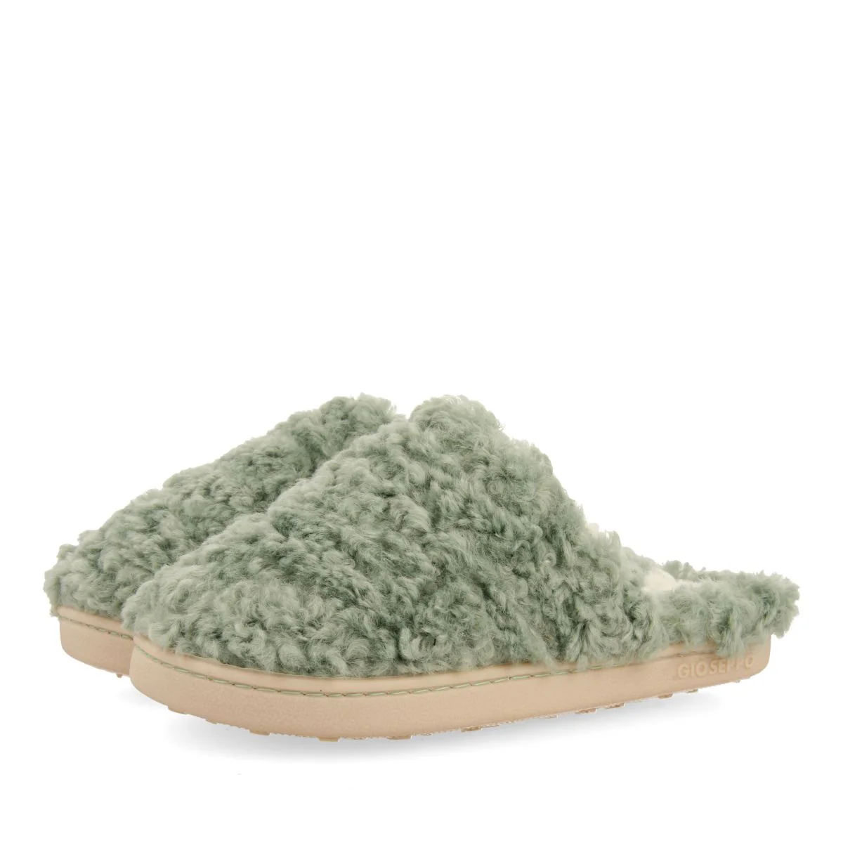 Senja children's mint green backless slippers - Image 3