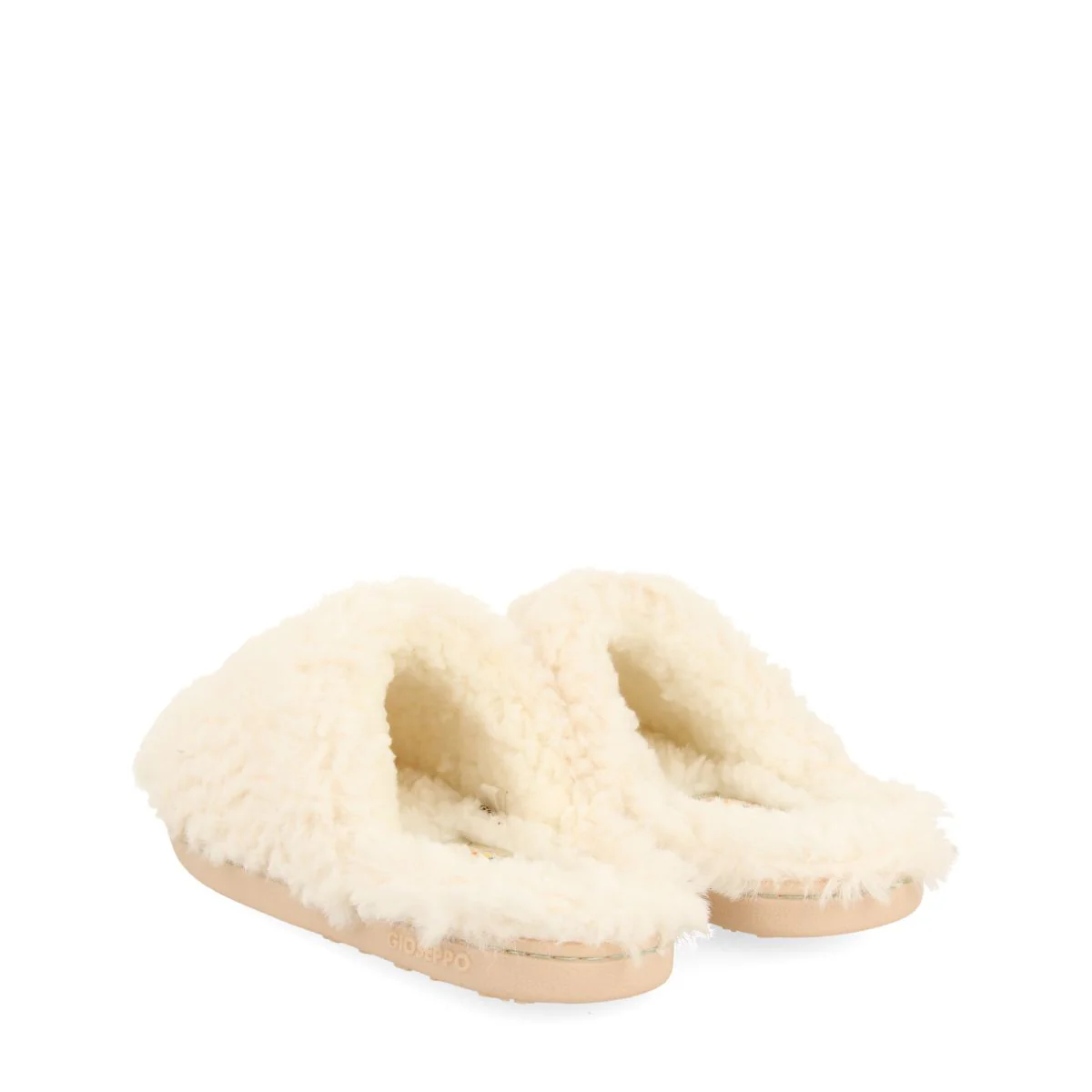 Senja children's white backless slippers - Image 4