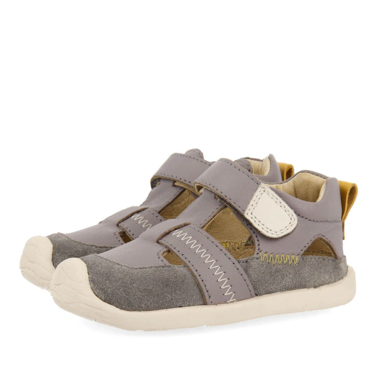 Sermur boys grey leather sandals - Image 2