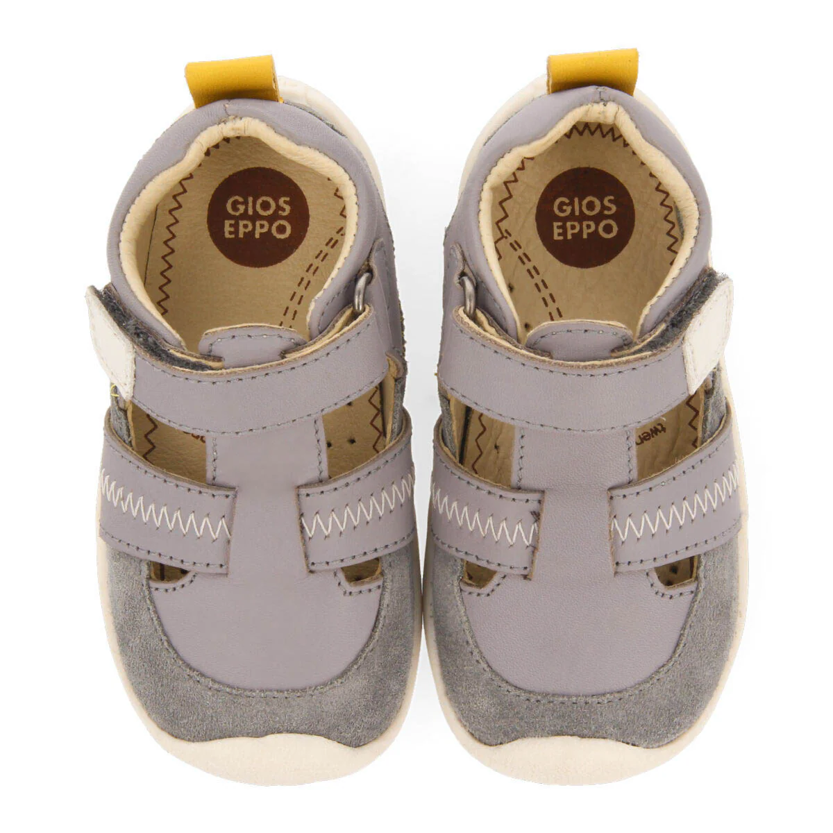 Sermur boys grey leather sandals - Image 3
