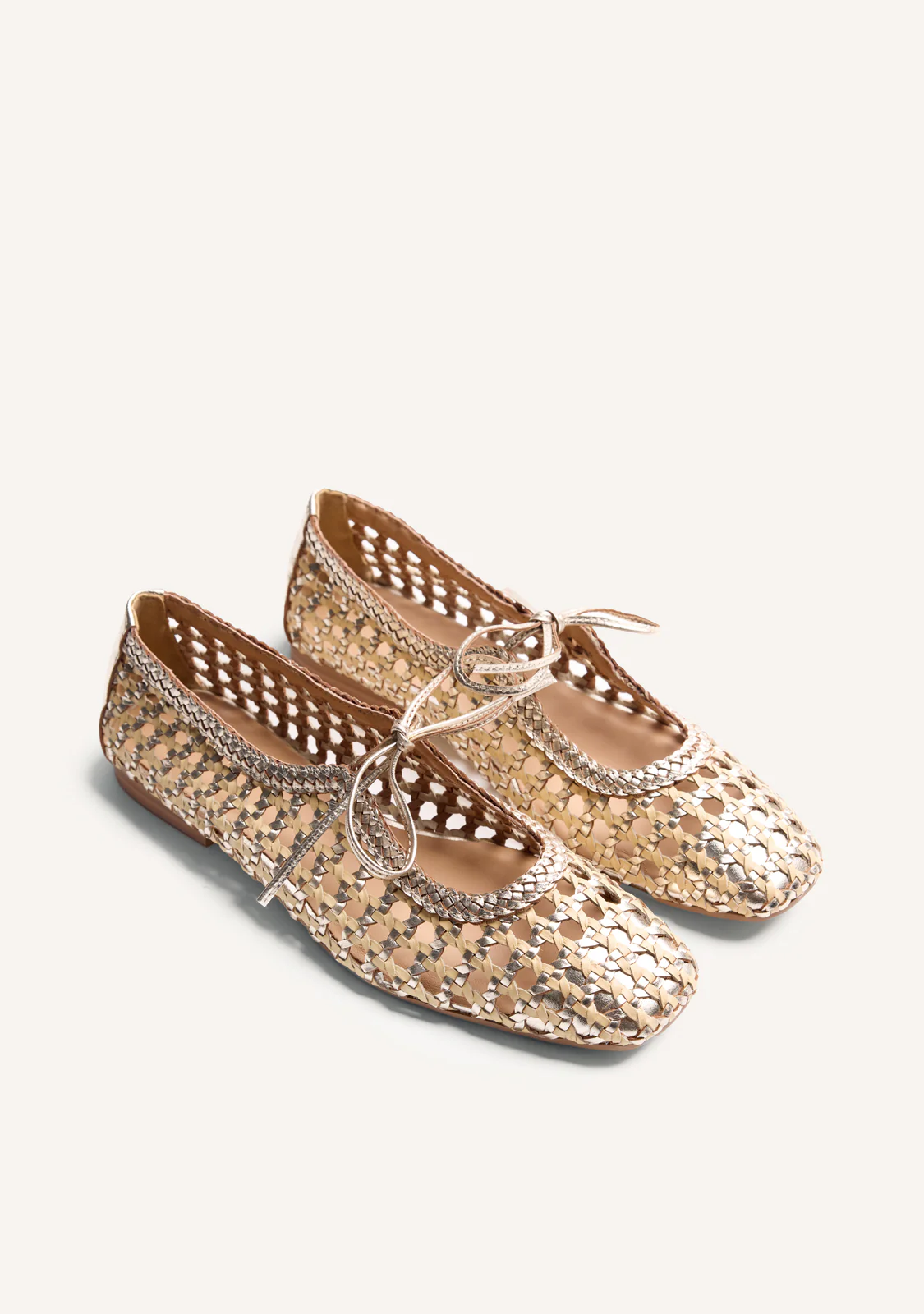 BRAIDED LEATHER BALLET FLATS WORDEN - Image 2