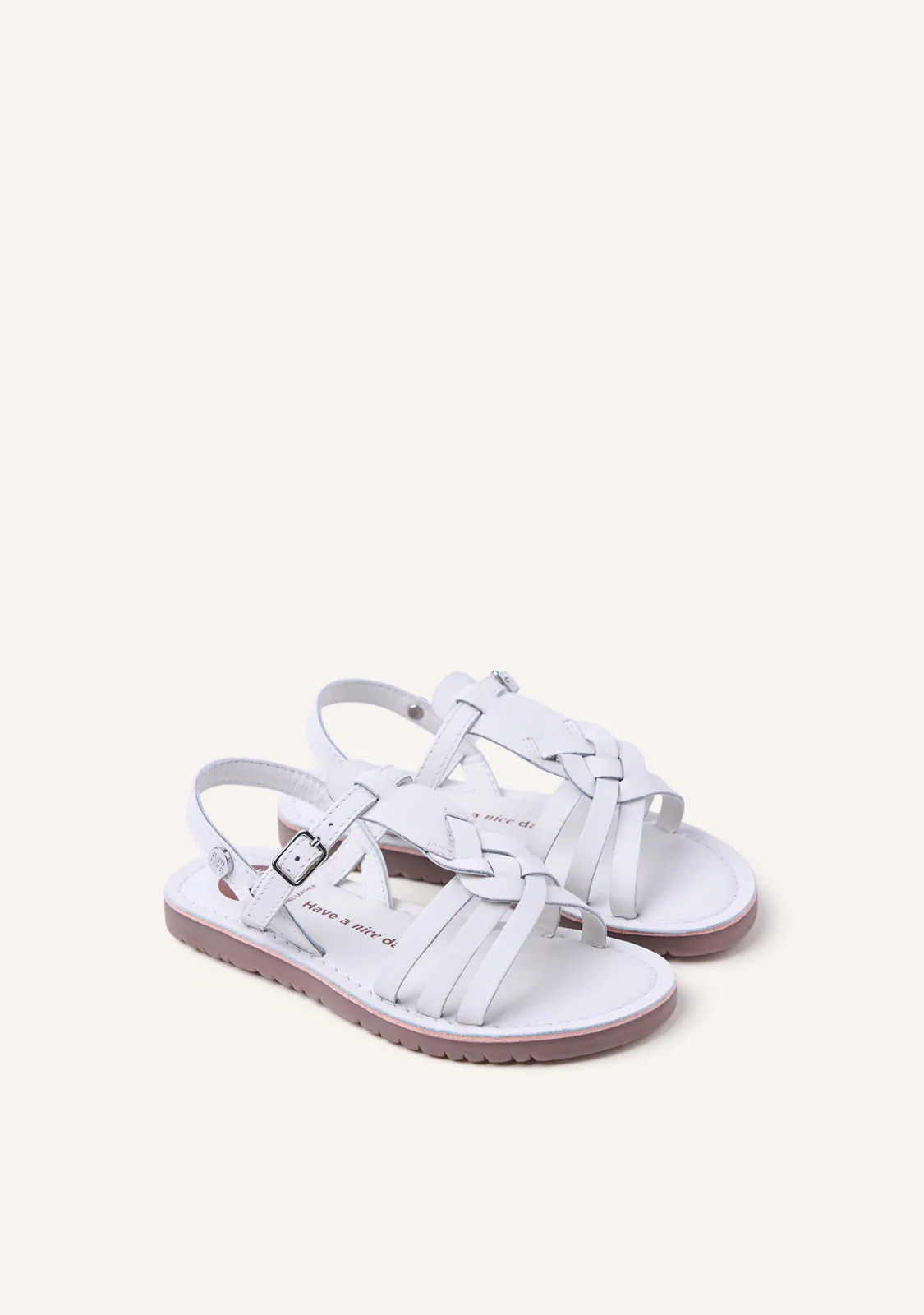 SHINY LEATHER SANDALS BEARSDEN - Image 2