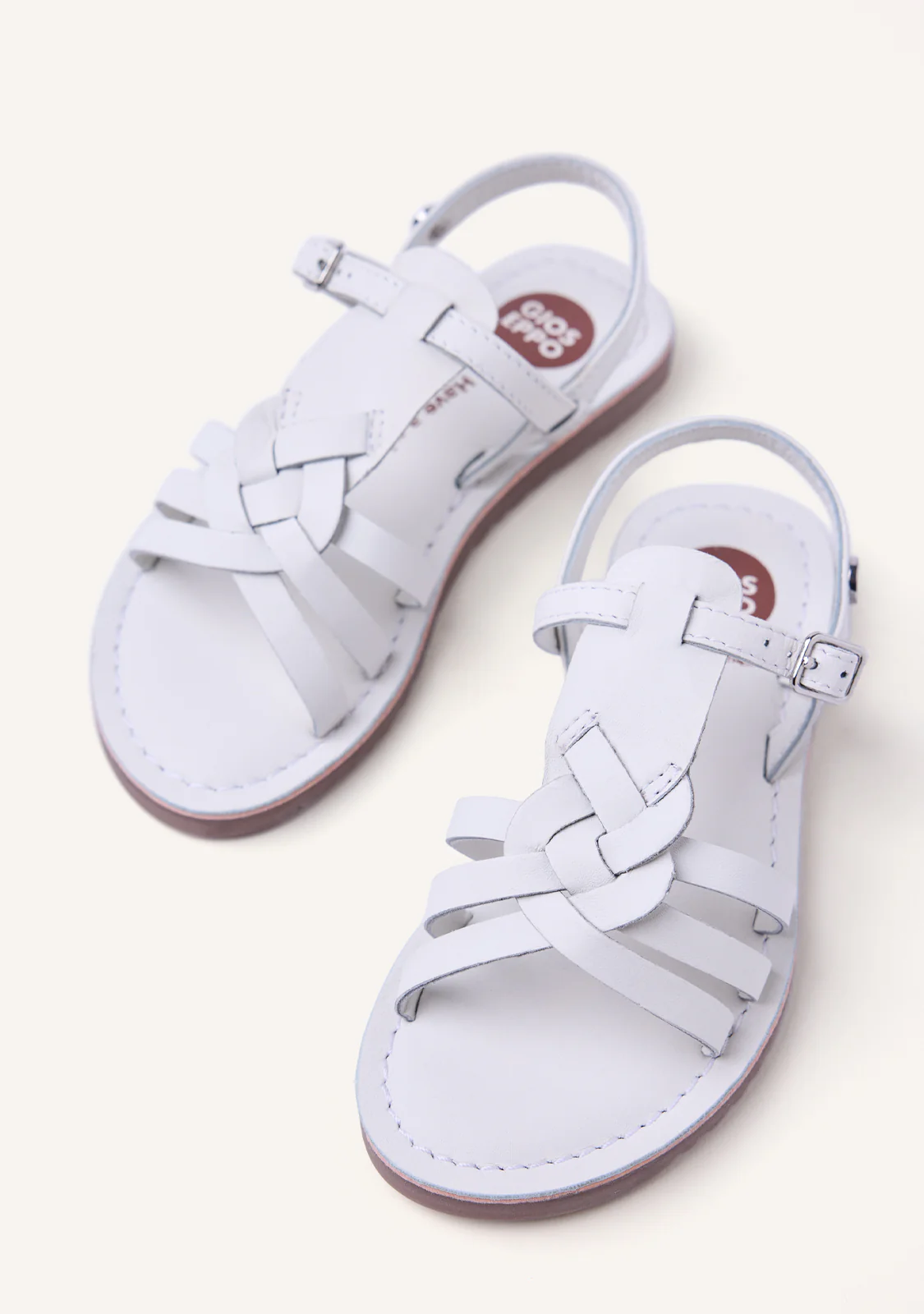 SHINY LEATHER SANDALS BEARSDEN - Image 3