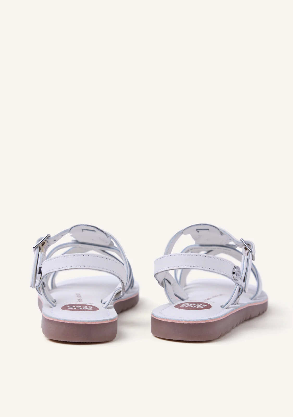 SHINY LEATHER SANDALS BEARSDEN - Image 4