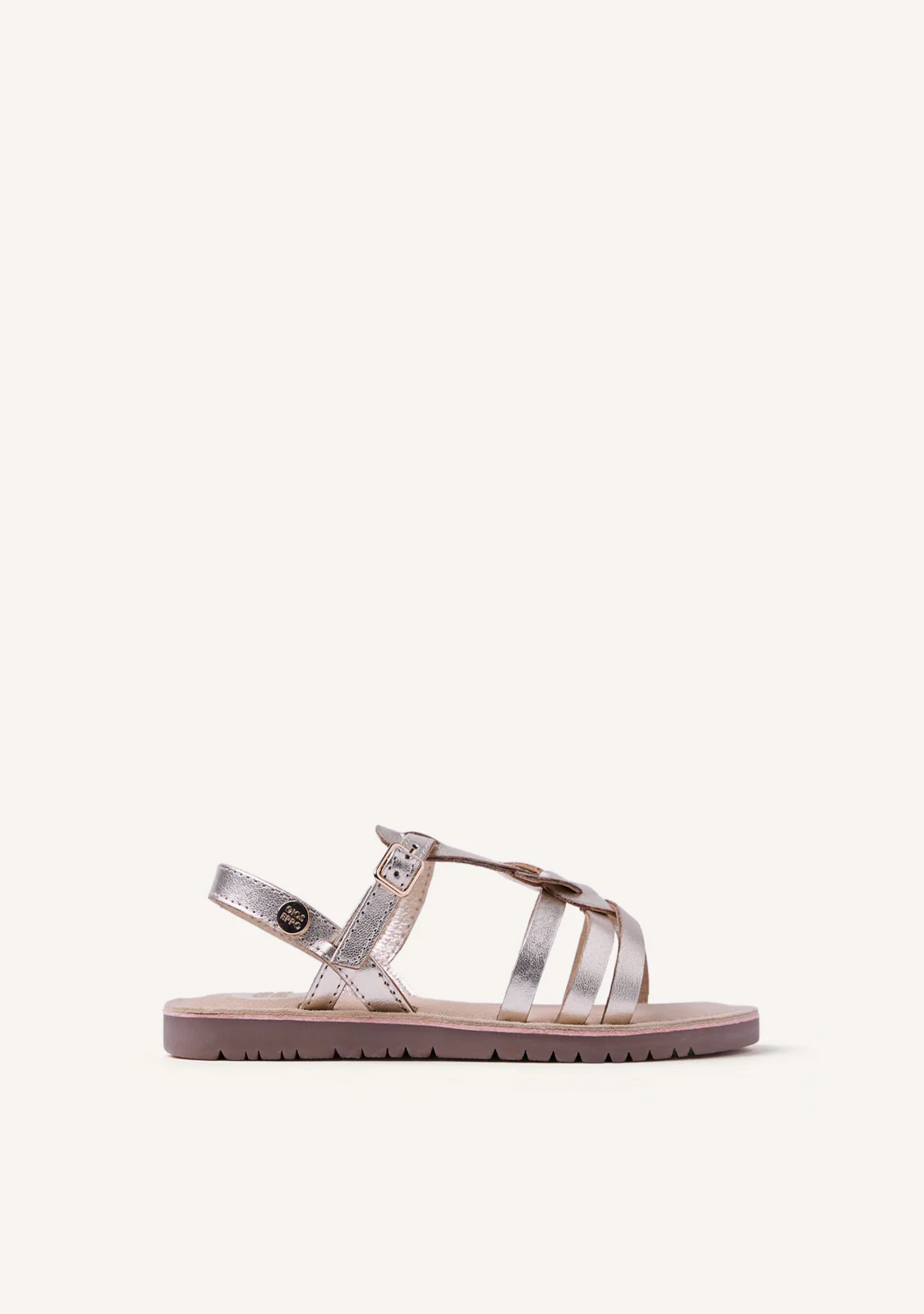 SHINY LEATHER SANDALS BEARSDEN