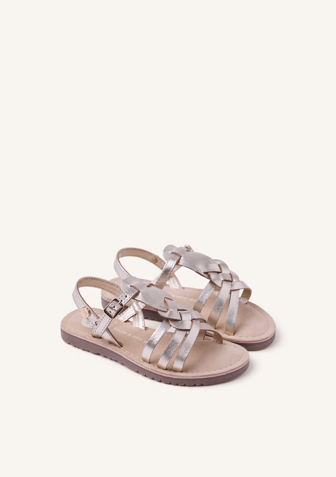 SHINY LEATHER SANDALS BEARSDEN - Image 2
