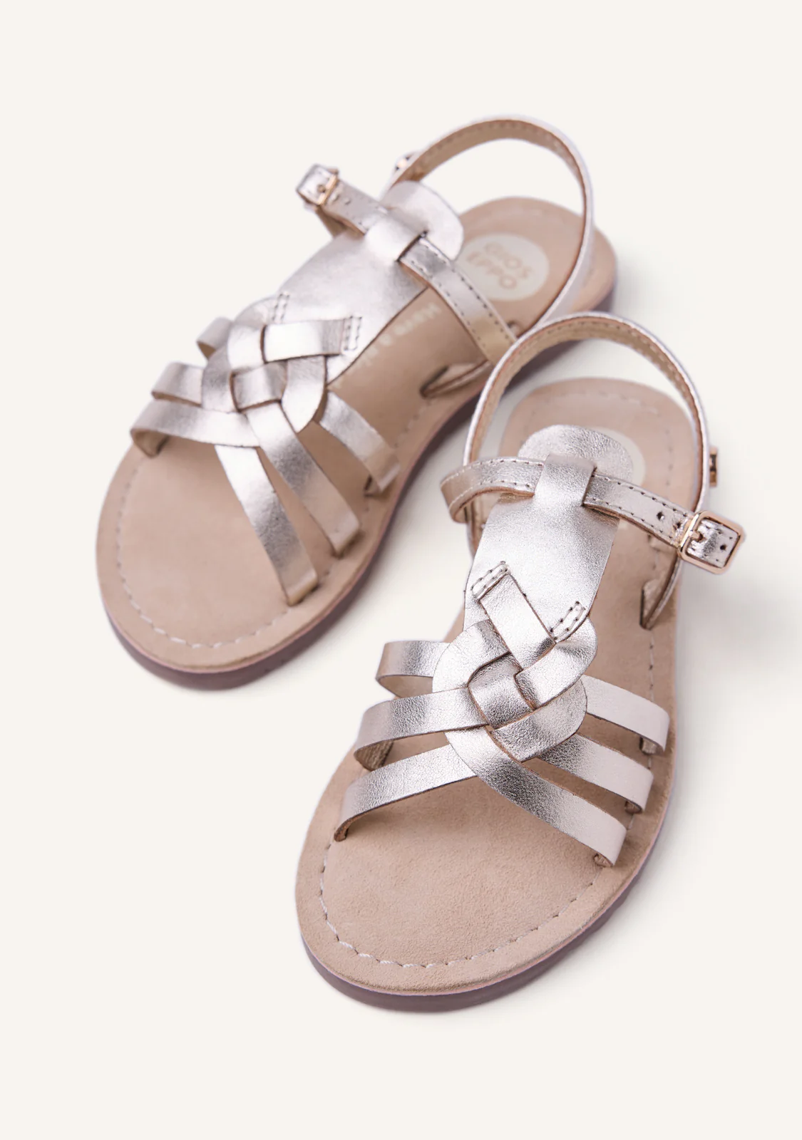 SHINY LEATHER SANDALS BEARSDEN - Image 3